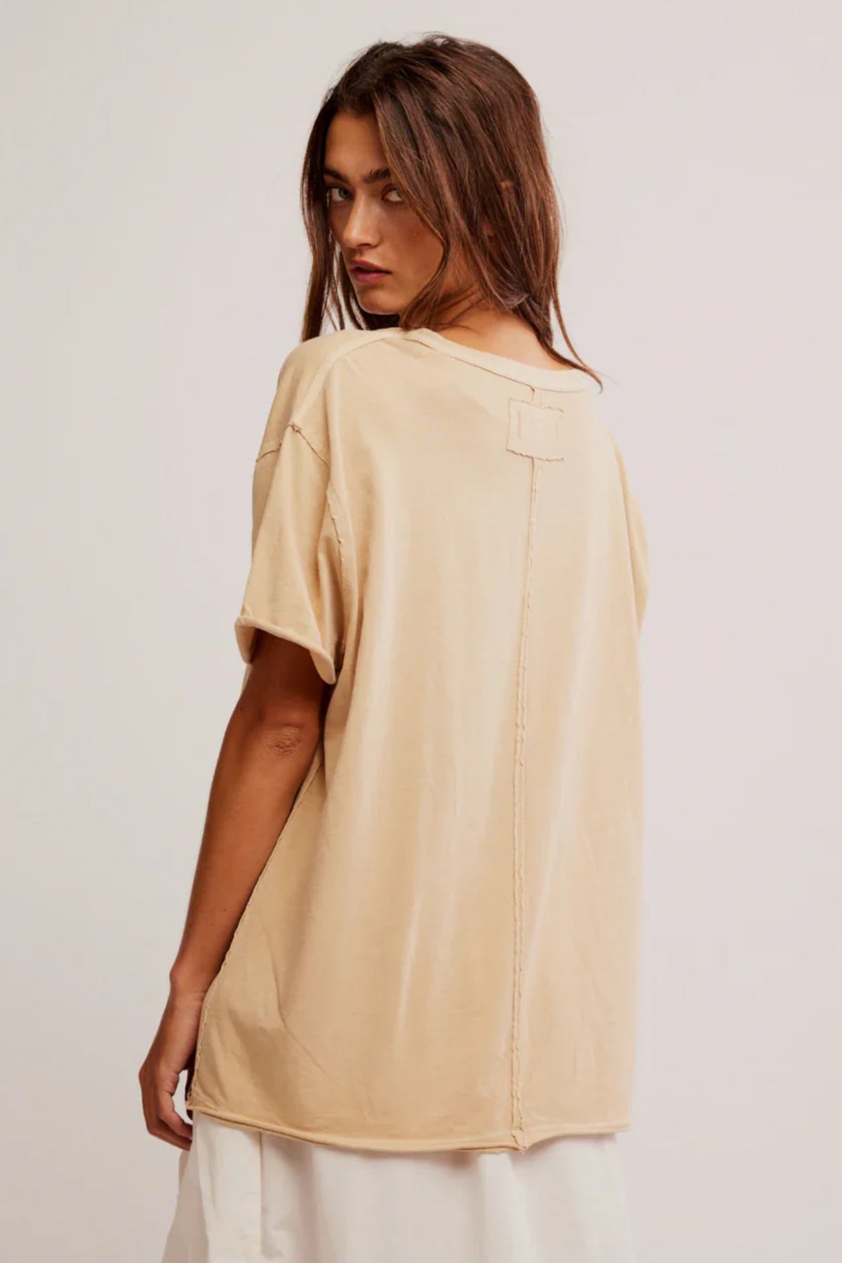 Free People Nina V-Neck Tee