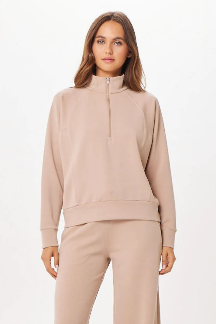 Vintage Havana Cloud Fleece 1 2 Zip Sweater Pants Store