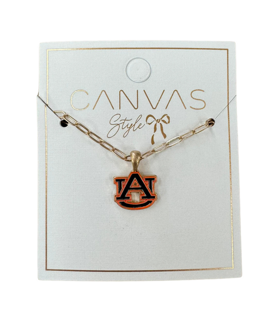Canvas AU Logo Enamel Pendant