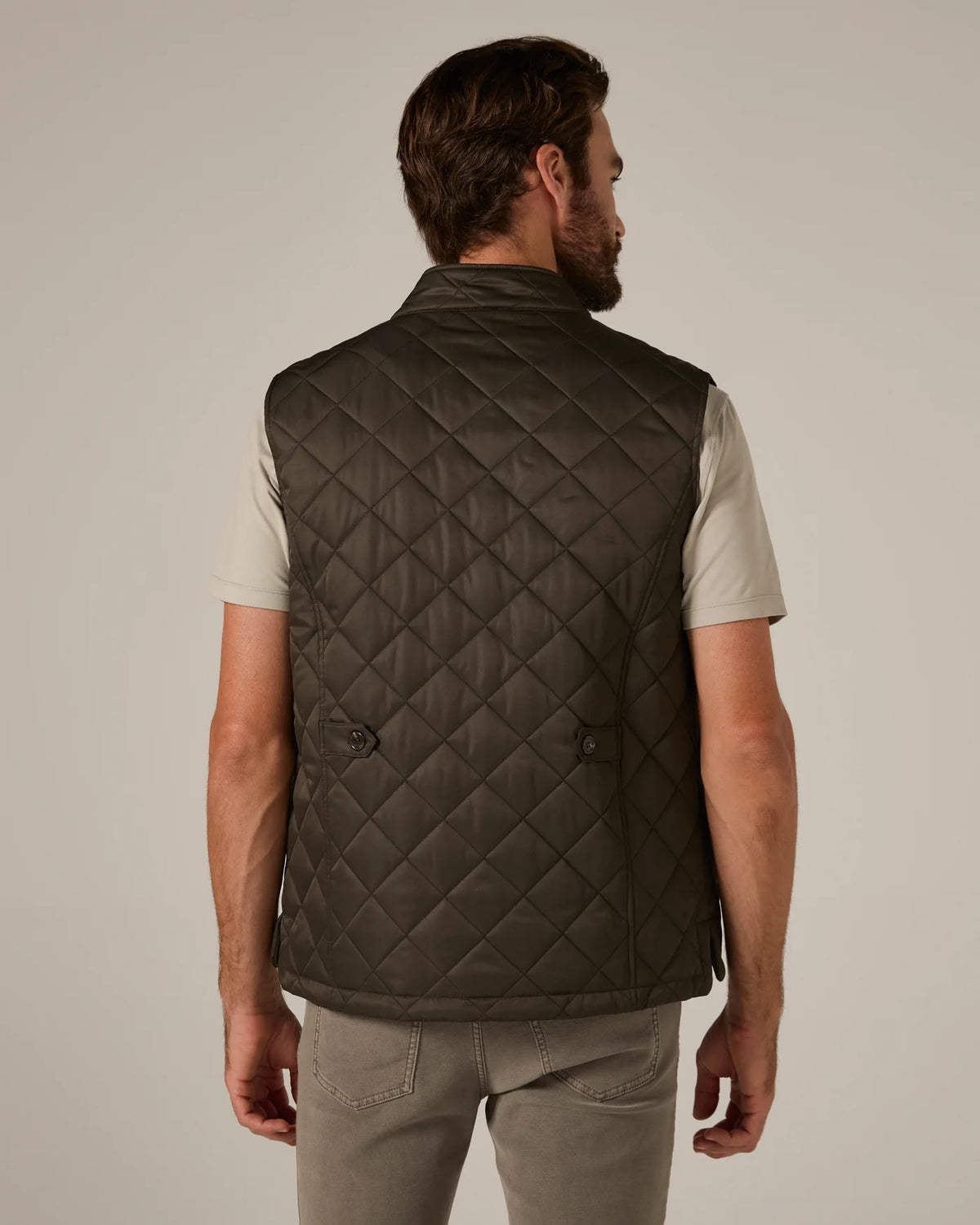 7 Diamonds Crest Quilted Vest