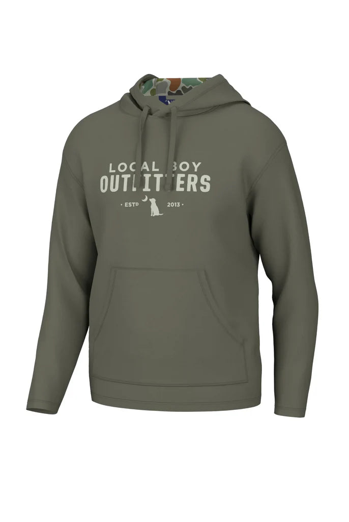 Poly fleece hoodie hotsell