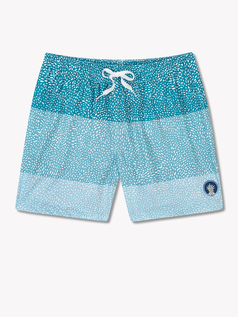 Chubbies The Whale Sharks 5.5&quot; Stretch Zipper Pocket