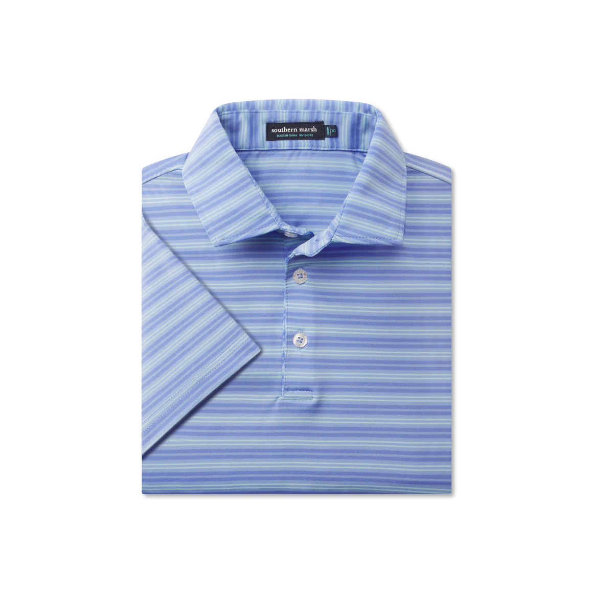 Boys' Southern Marsh Bermuda Performance Polo Grayton