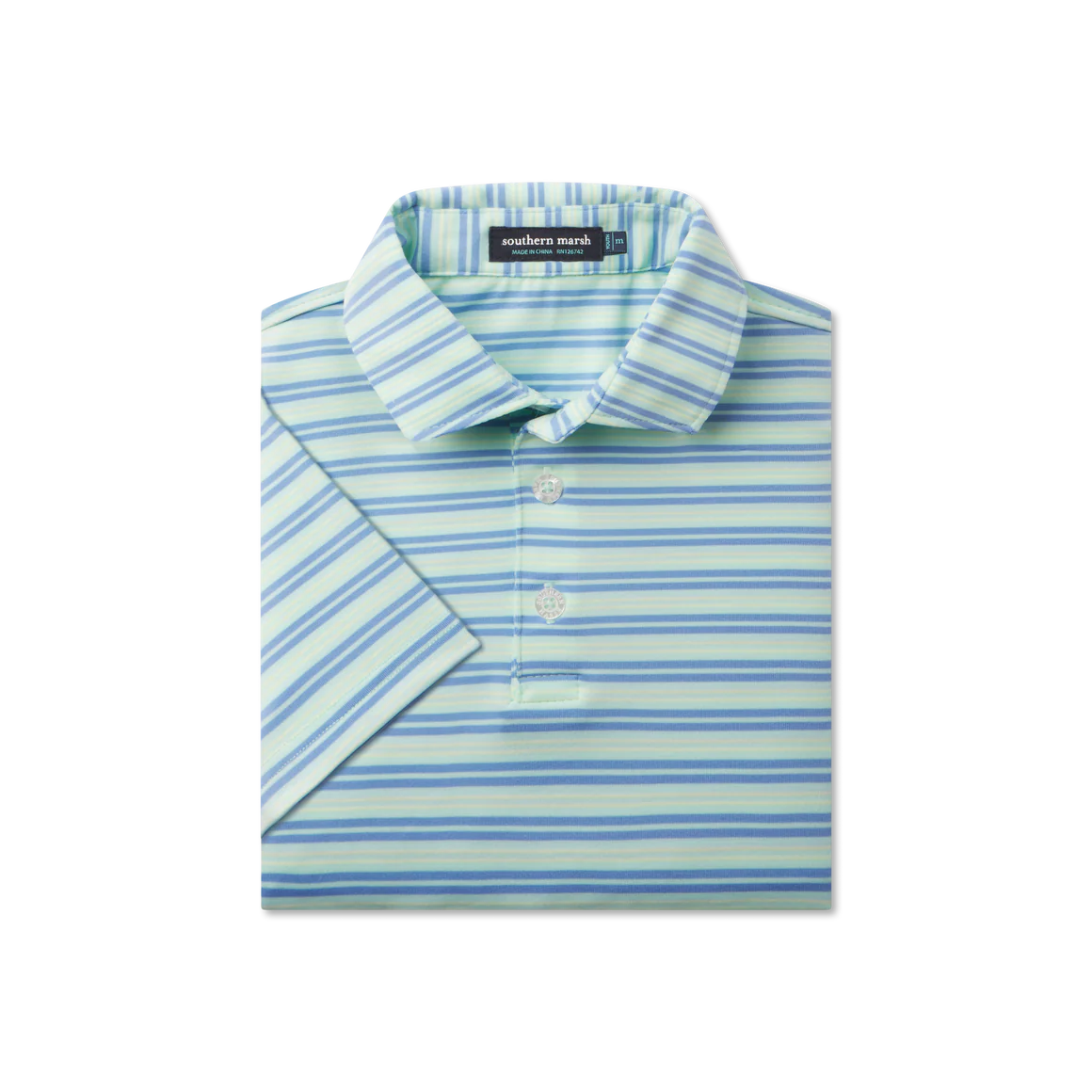 Boys' Southern Marsh Bermuda Performance Polo Grayton