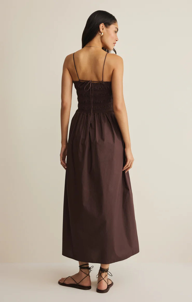 Z Supply Cornelia Poplin Midi Dress