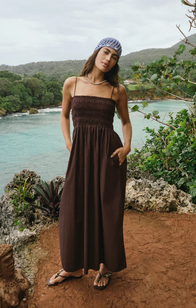 Z Supply Cornelia Poplin Midi Dress