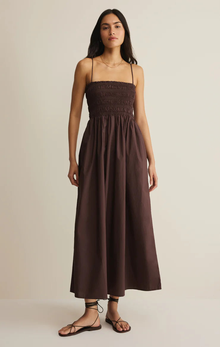 Z Supply Cornelia Poplin Midi Dress