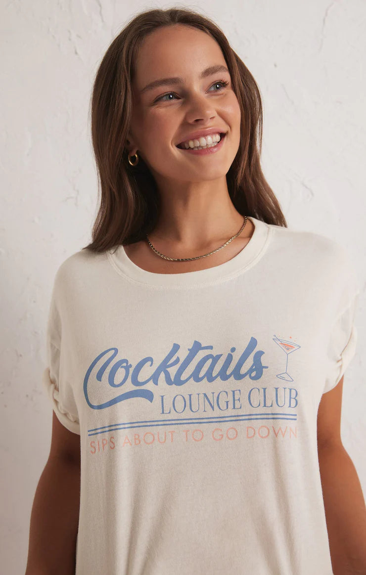 Z Supply Cocktails Lounge Tee