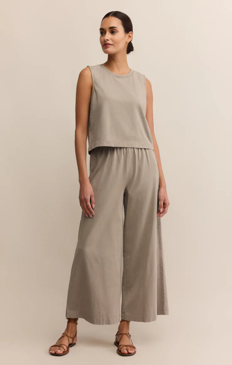 Z Supply Scout Jersey Crop Flare Pant - Pants Store Z Supply Scout Jersey Crop Flare Pant - Pants Store