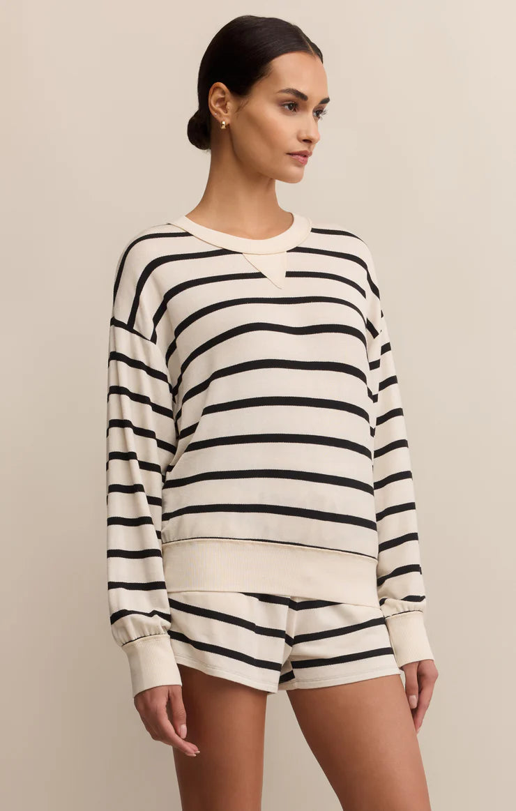 Z Supply Stand Out Striped Sweatshirt
