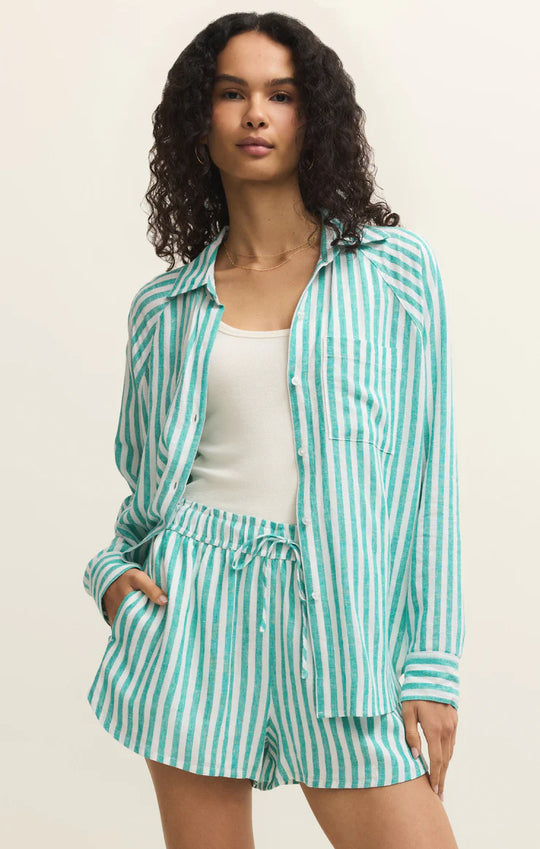 Z Supply Perfect Linen Striped Top