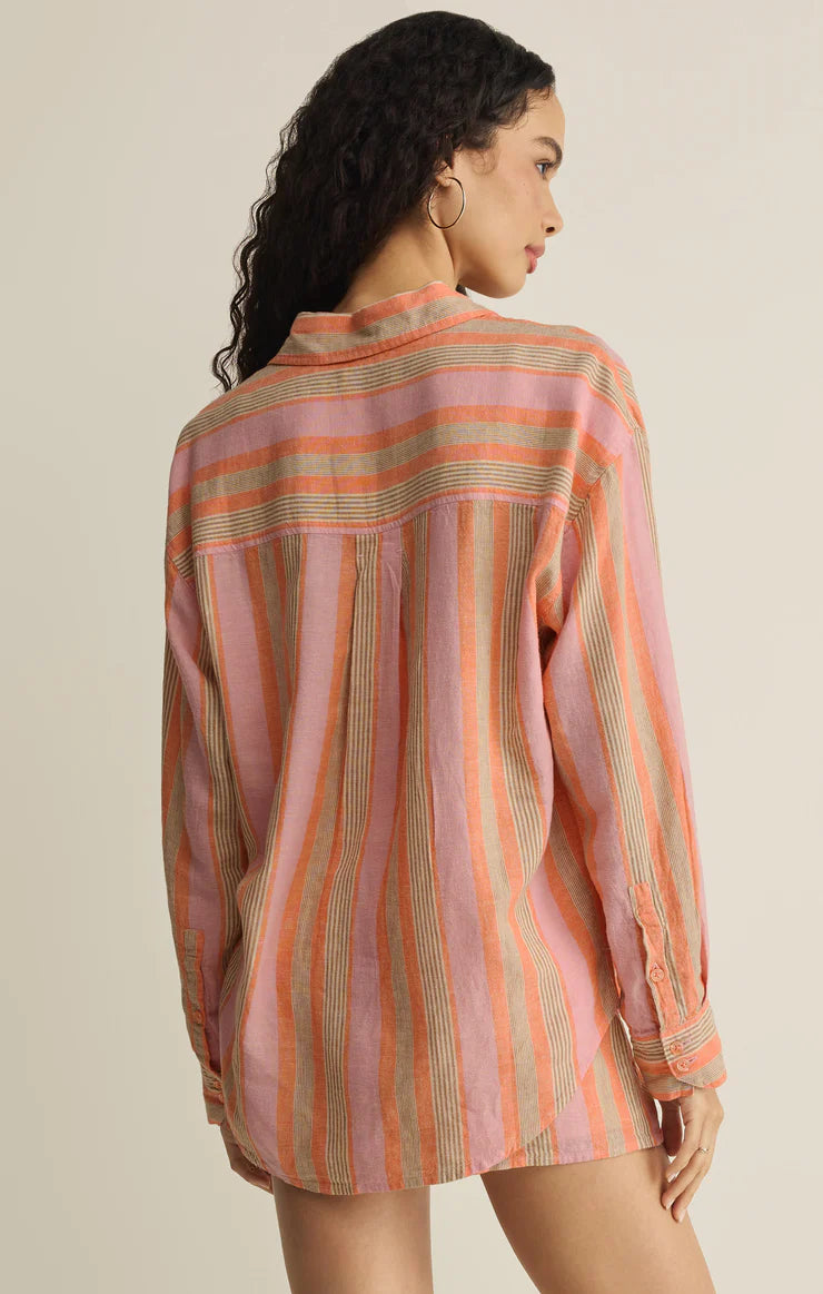 Z Supply The Perfect Striped Button Up