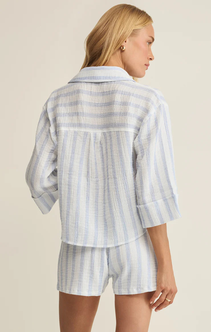 Z Supply Helena Striped Shirt