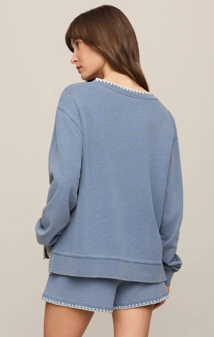 Z Supply Cam Knit Whipstitch Top