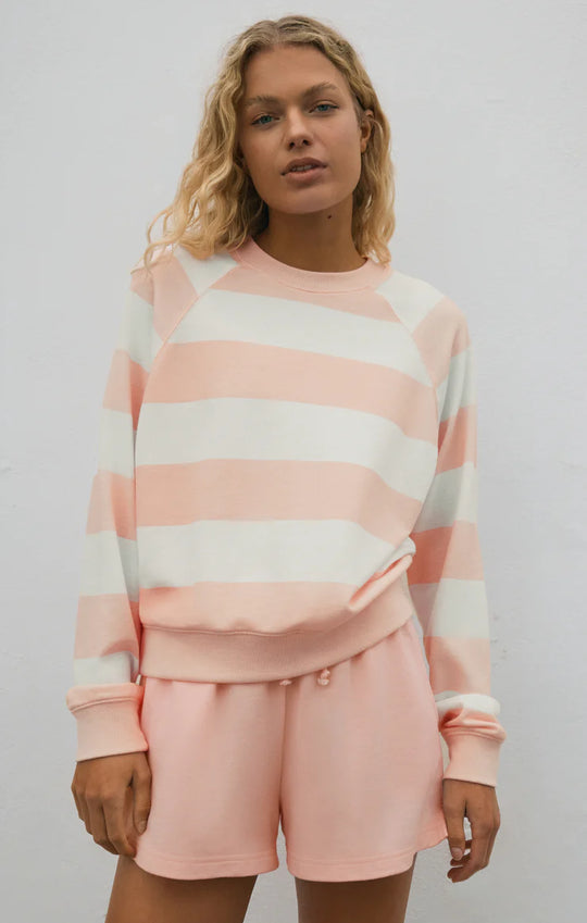 Z Supply Saldana Stripe Sweatshirt