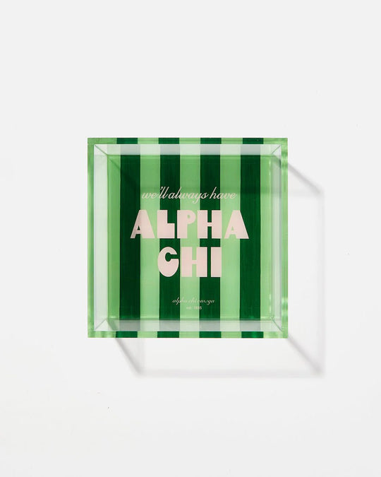 Tart By Taylor Sorority Striped Trinket Tray