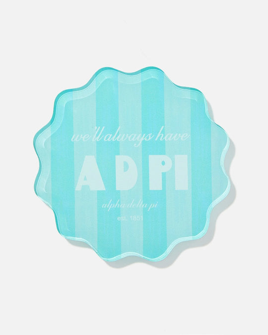 Tart By Taylor Scalloped Sorority Coaster