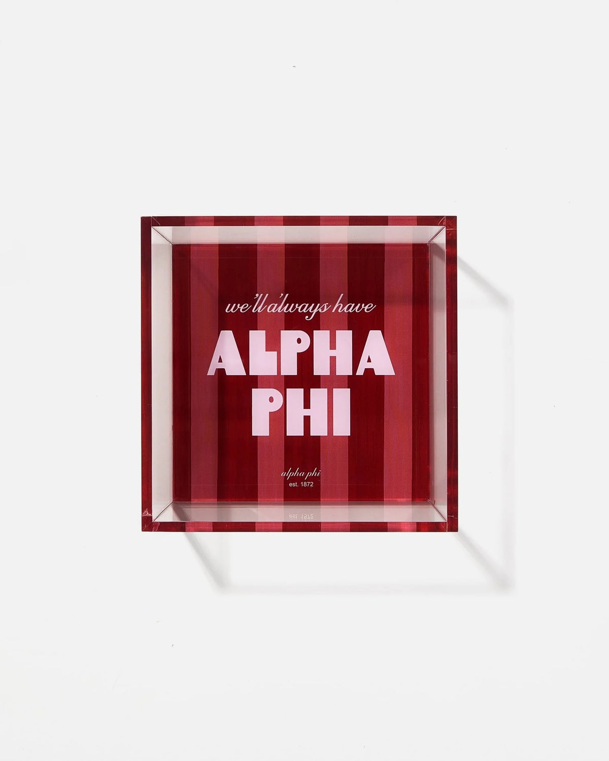 Tart By Taylor Sorority Striped Trinket Tray