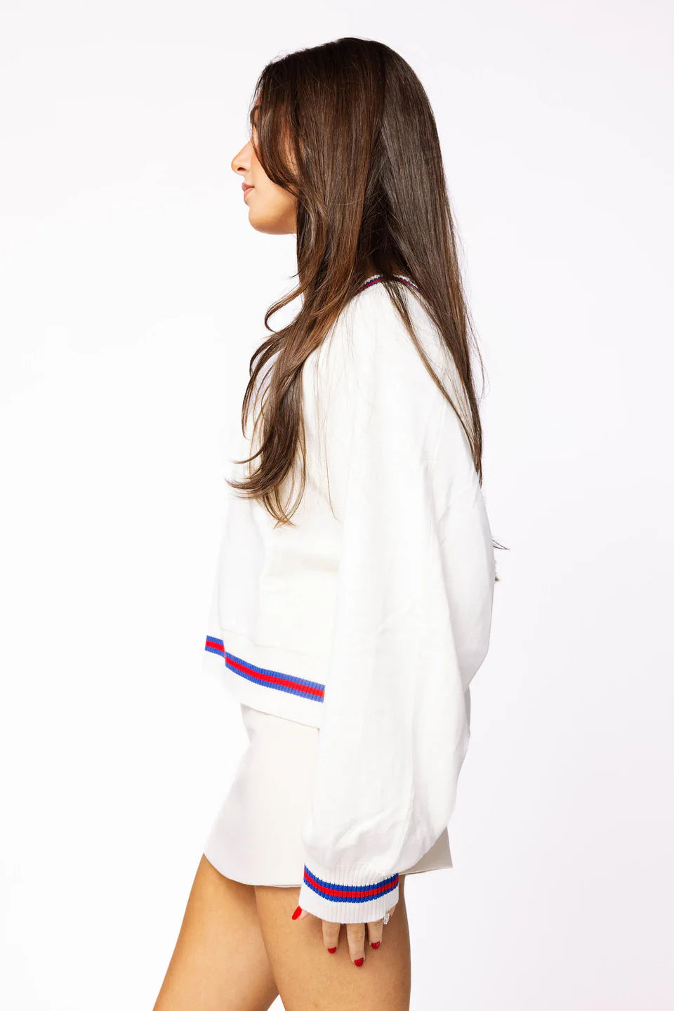 Queen Of Sparkles Ole Miss Cuffed Sweater