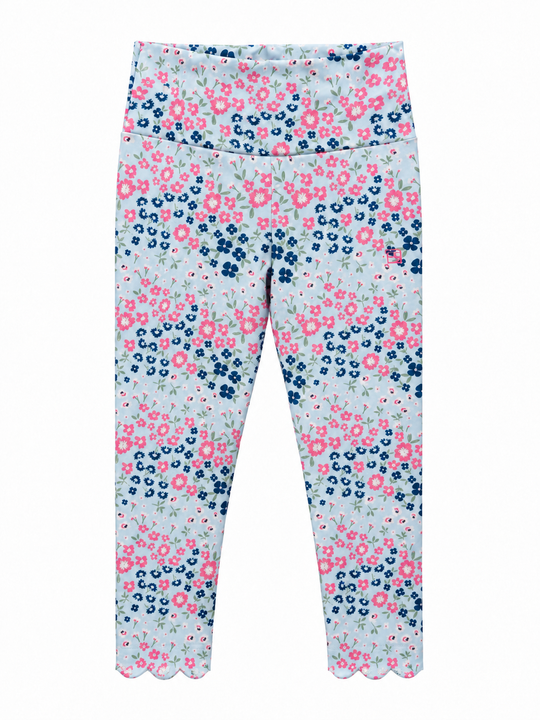 Girls' Flower Leggings