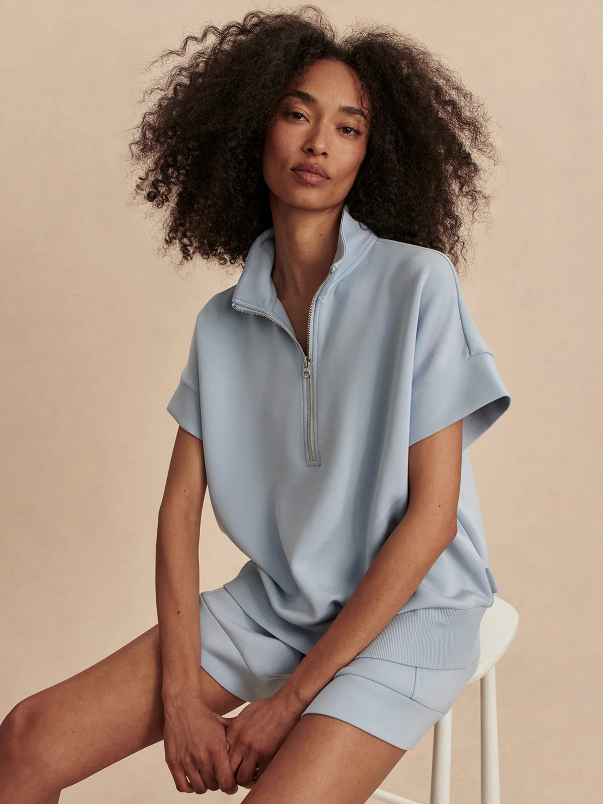 Varley Ritchie Short Sleeve Sweat