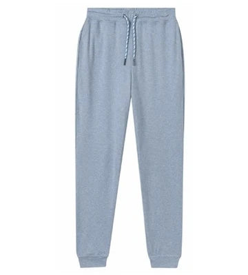 blue sweatpants on white background