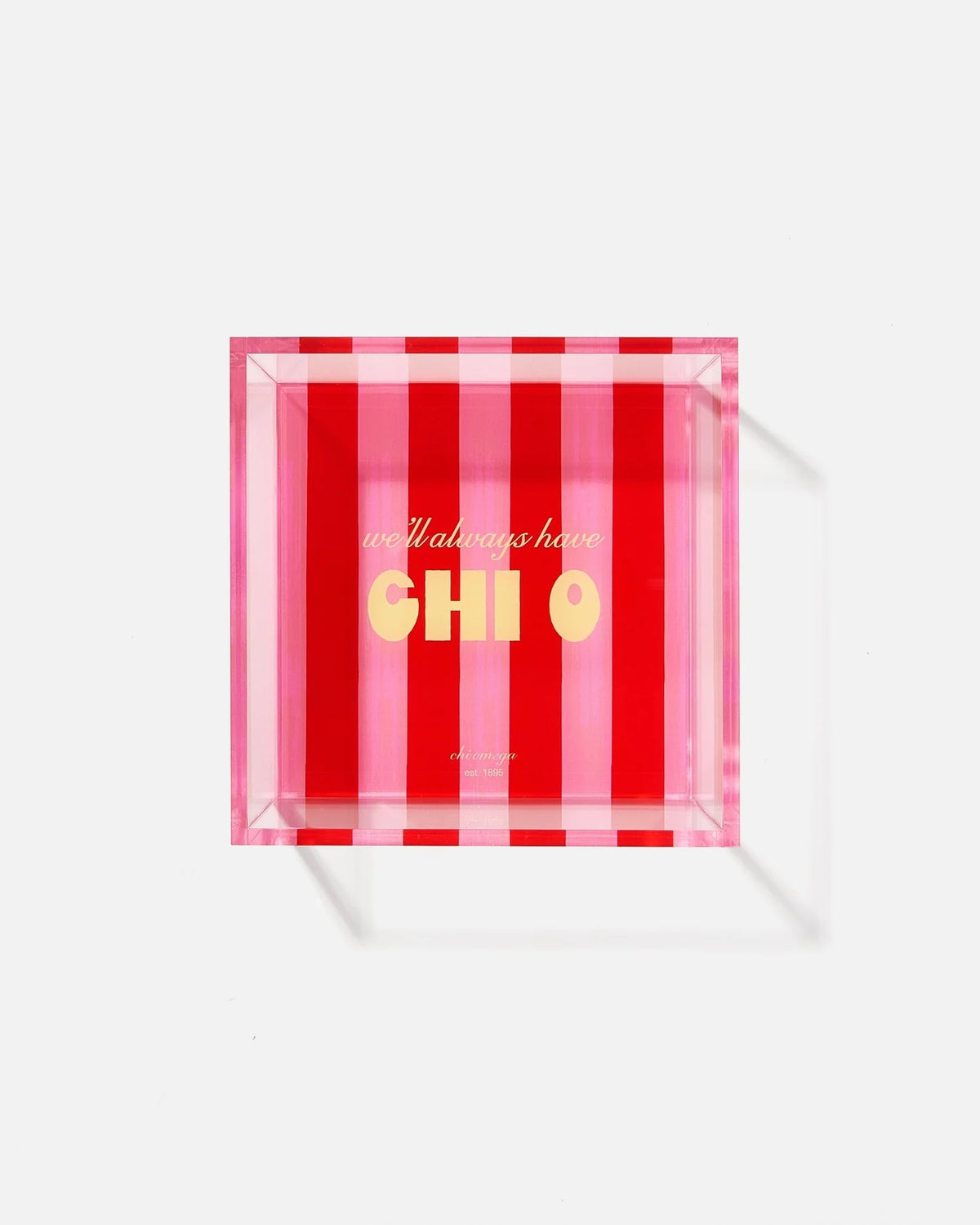 Tart By Taylor Sorority Striped Trinket Tray