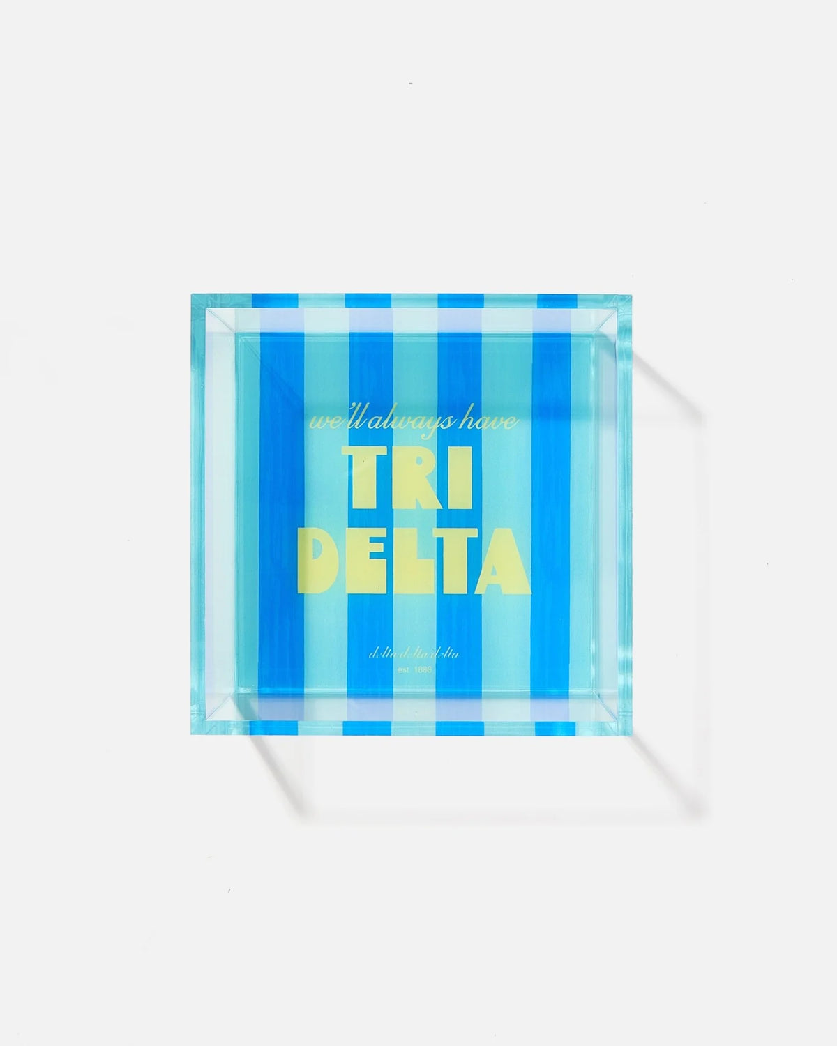 Tart By Taylor Sorority Striped Trinket Tray