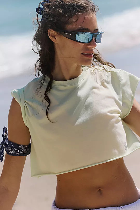 Free People Hot Shot Cropped Tee