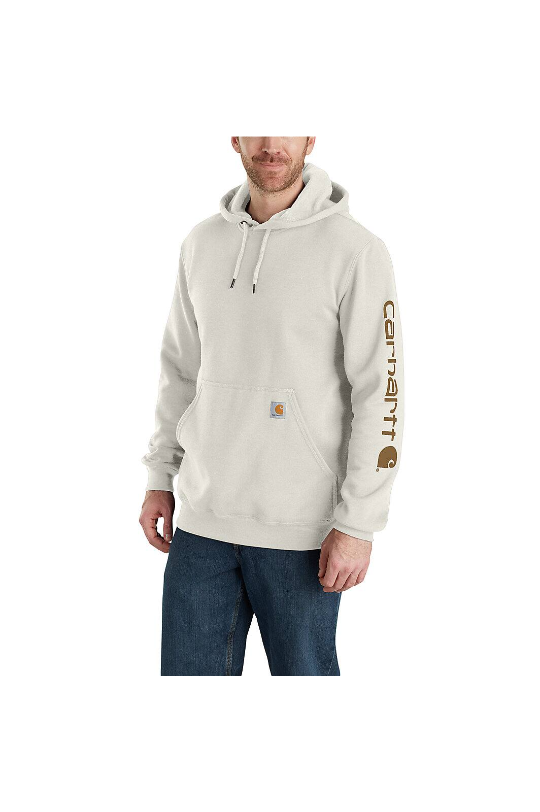 Carhartt Loose Fit Midweight Logo Sleeve Graphic Hoodie Carhartt Loose Fit Midweight Logo Sleeve Graphic Hoodie