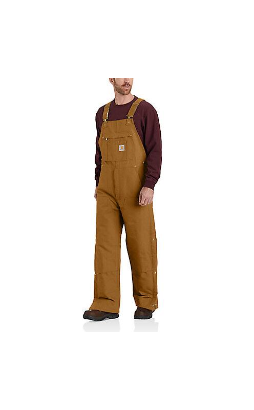 Carhartt Firm Duck Insulated Bib Overall Big &amp; Tall