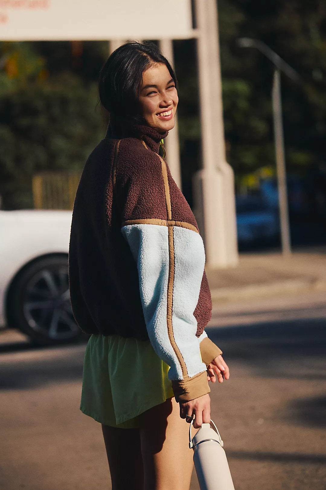 Free People Mountain High 1/2 Zip Colorblock