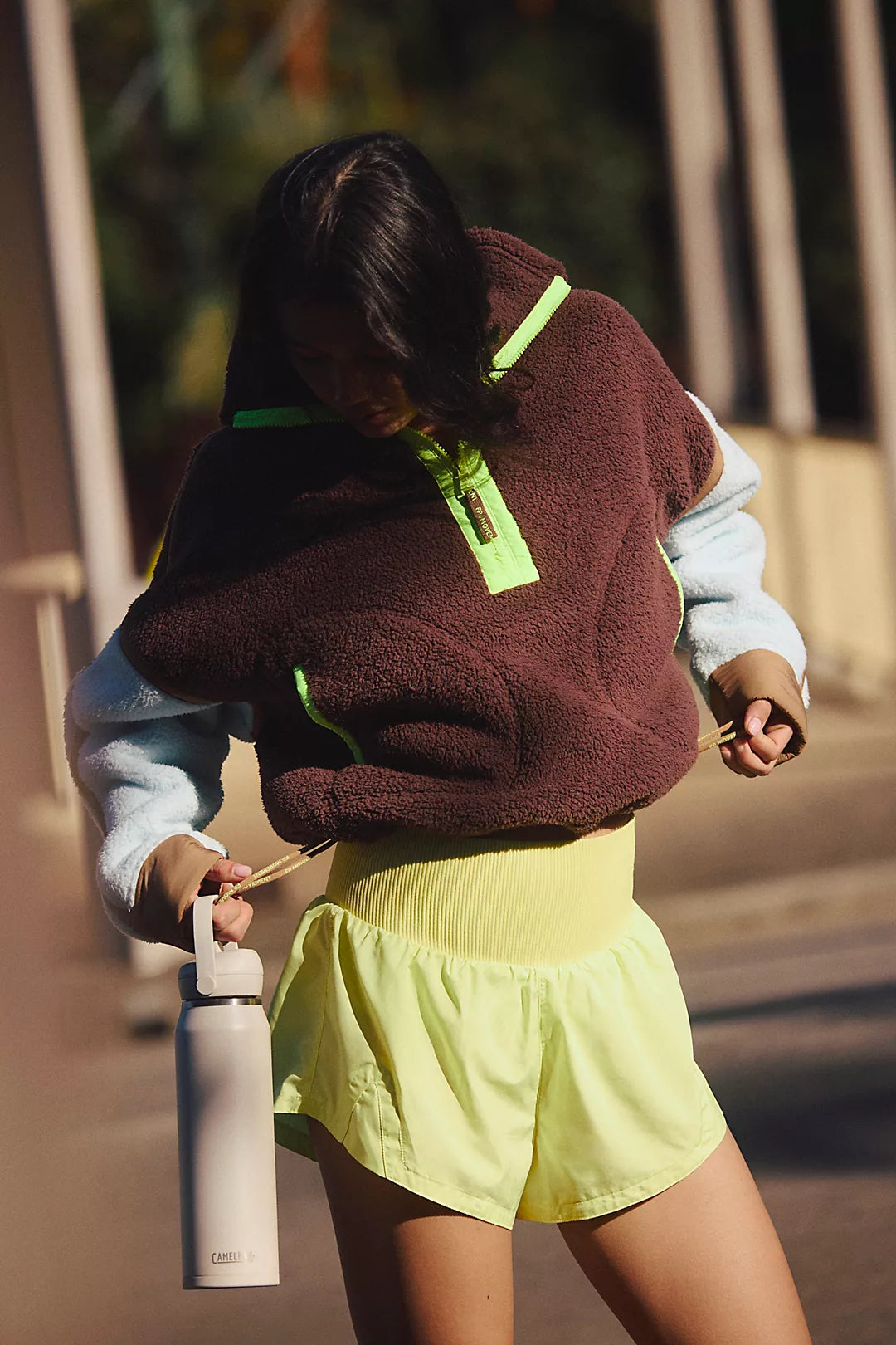 Free People Mountain High 1/2 Zip Colorblock