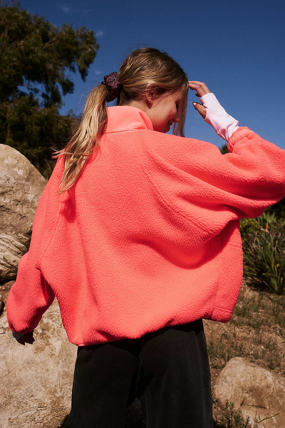 Hit The Slopes Fleece Jacket in Bright Forest
