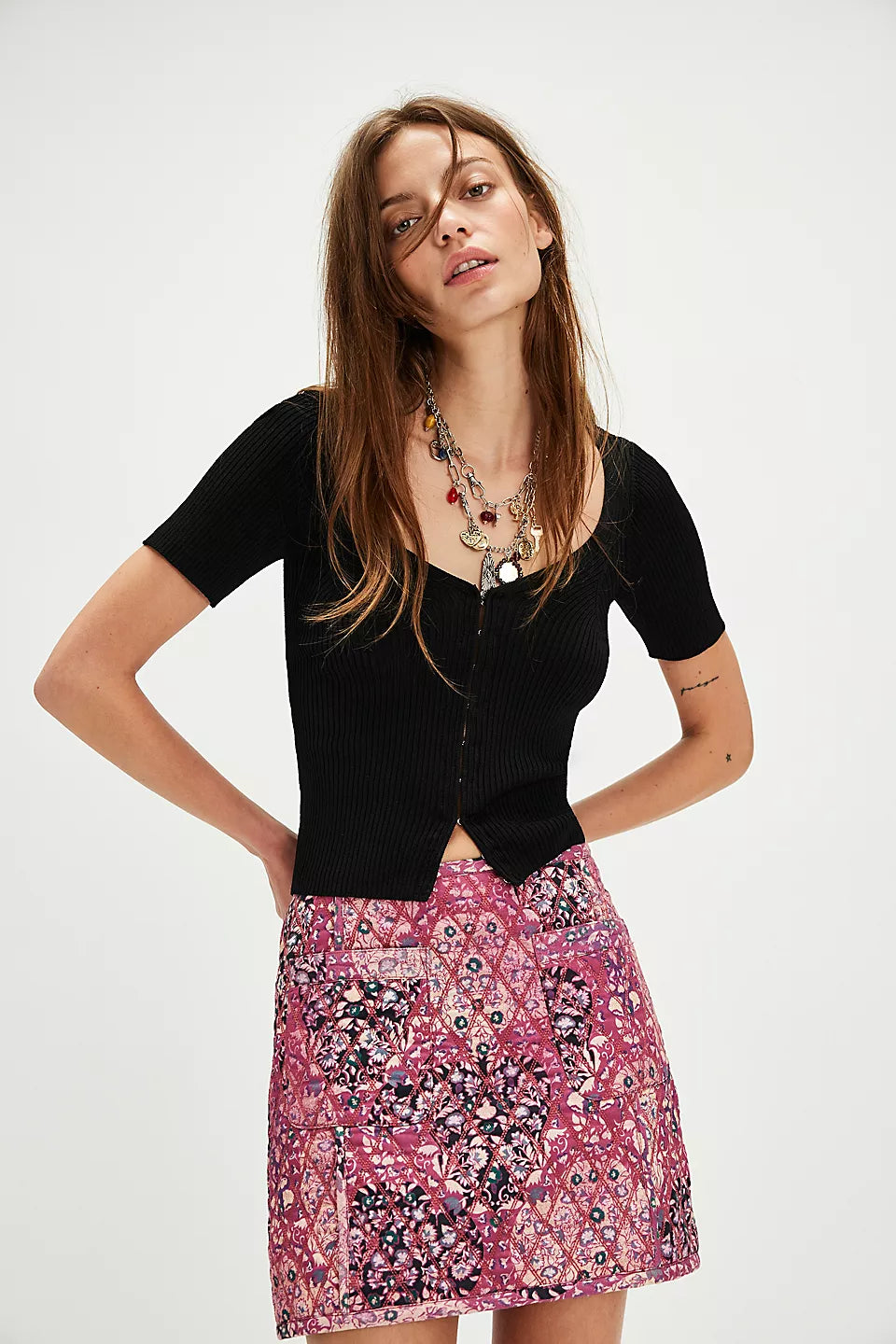 Free People Darla Quilted Mini