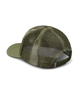 Hat with green backing