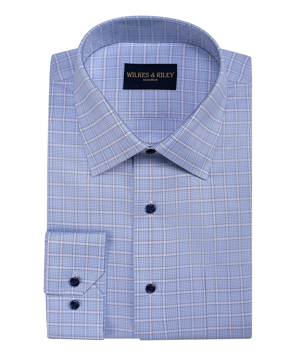 houndstooth dress shirt Wilkes & Riley Framed Houndstooth Spread Classic Fit