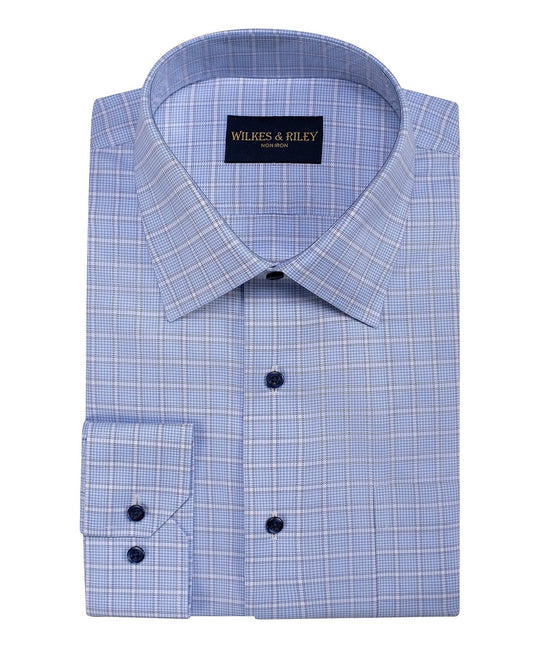 Wilkes & Riley Framed Houndstooth Spread Classic Fit