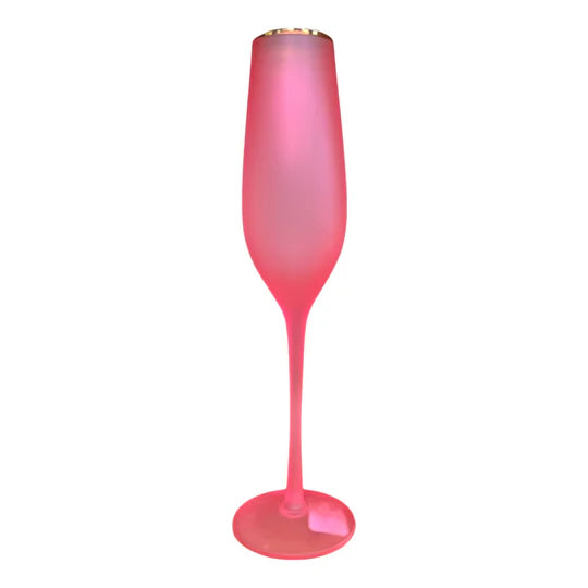 Frosted Champagne Flute