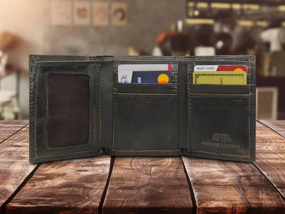 Zeppelin Old School Camo Trifold Wallet
