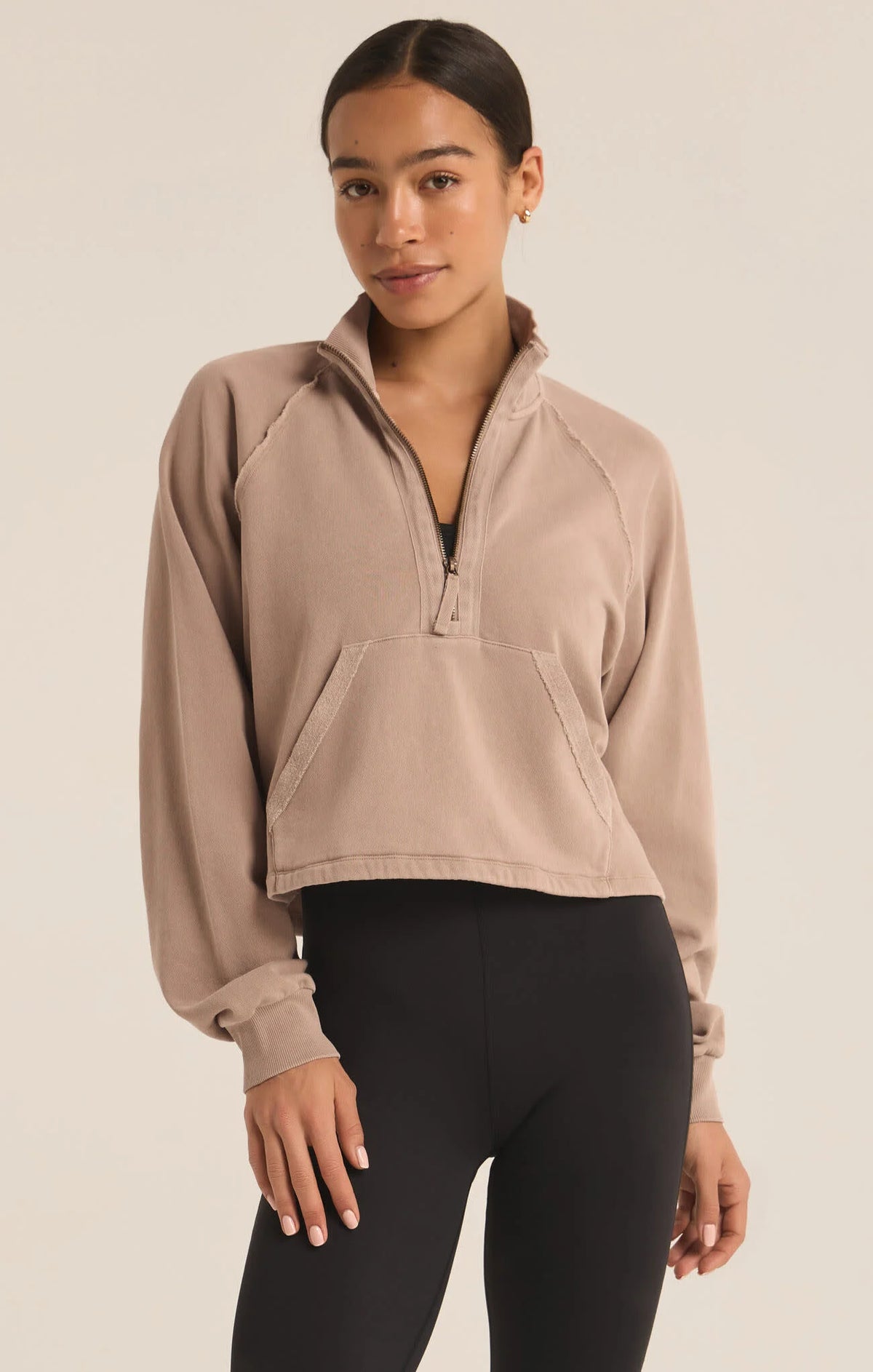 Z-Supply On The Run Half zip Sweatshirt