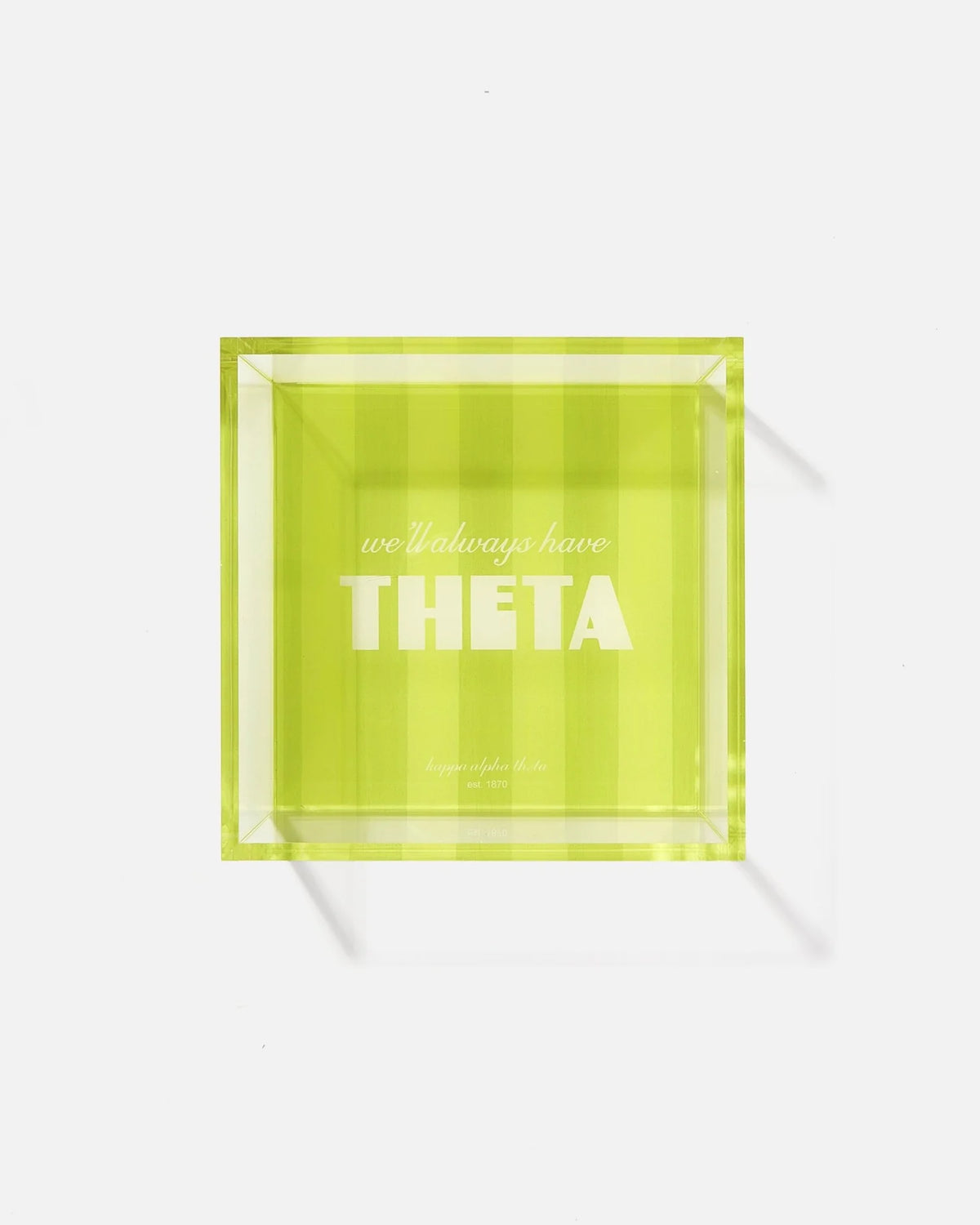 Tart By Taylor Sorority Striped Trinket Tray