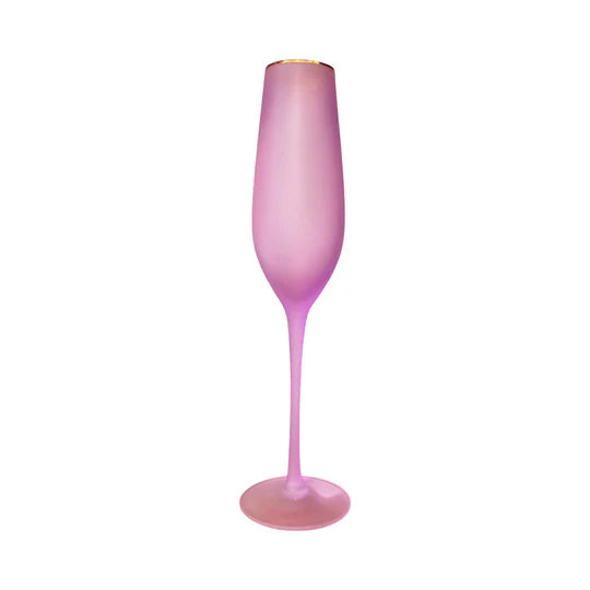 Frosted Champagne Flute