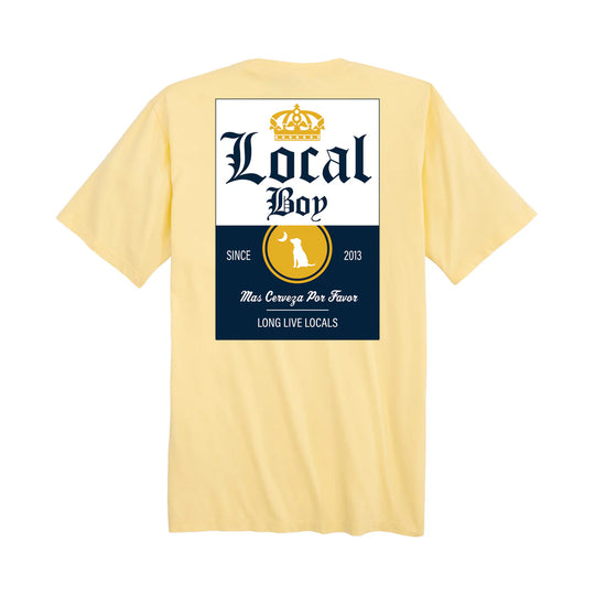 Local Boy Mas Cerveza Tee