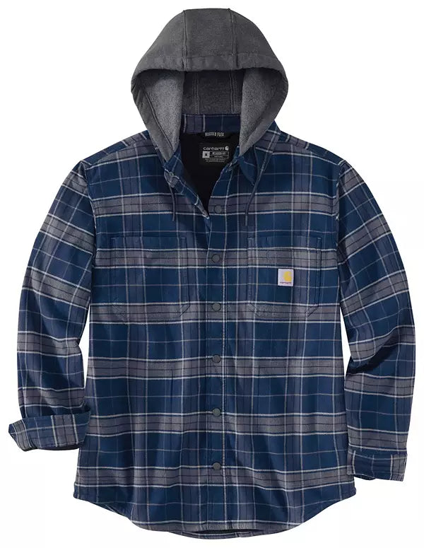 Carhartt Rugged Flex Flannel Fleece-Lined Hooded Shirt