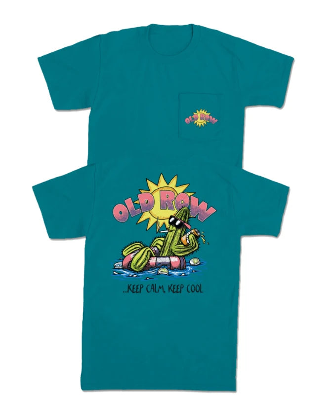 Old Row The Party Cactus Pocket Tee