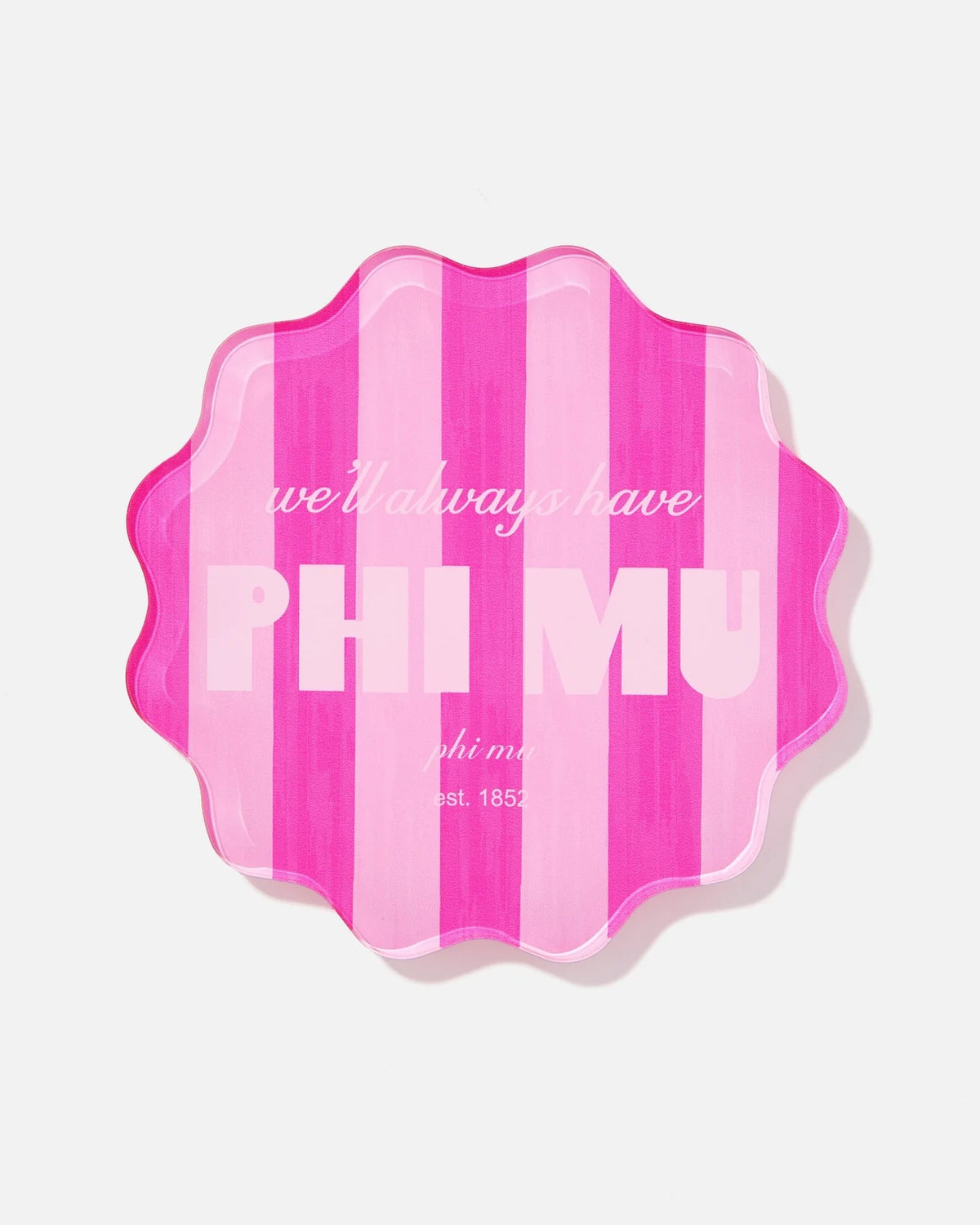Tart By Taylor Scalloped Sorority Coaster