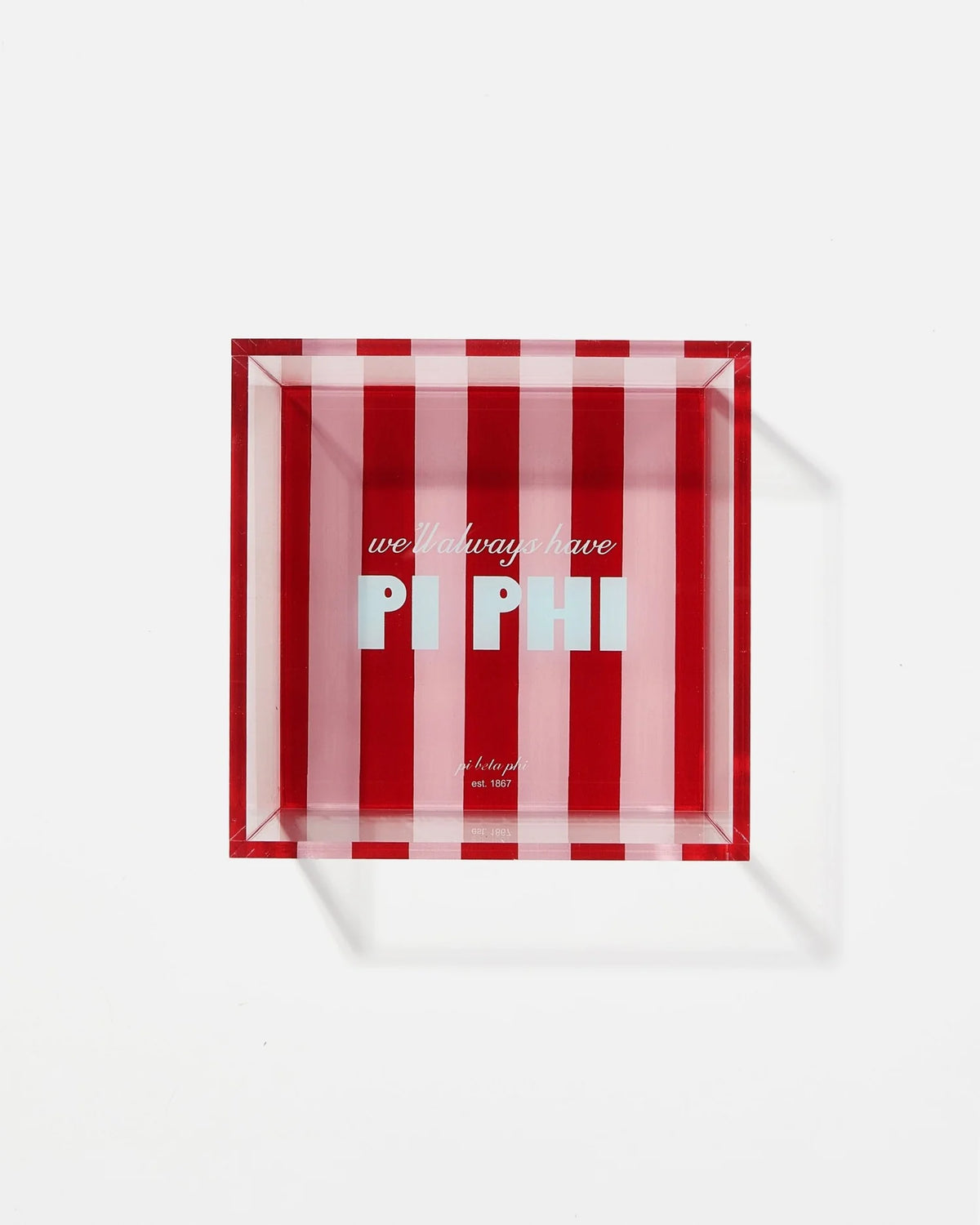 Tart By Taylor Sorority Striped Trinket Tray