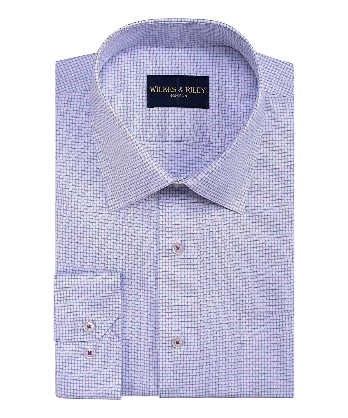 Wilkes & Riley Micro Check Button Down