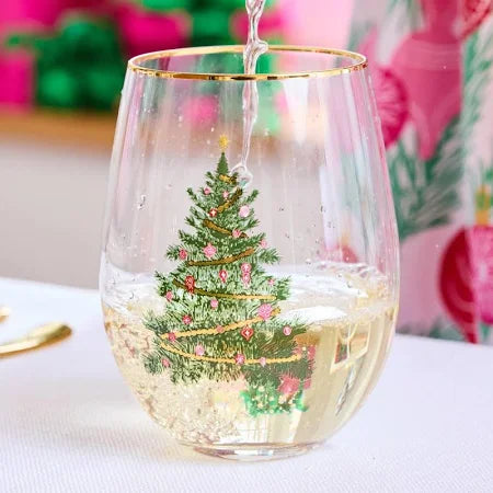Mary Square Stemless Wine Glass
